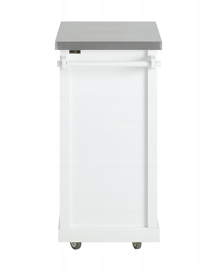 SoBuy Virtuvinė spintelė su stumdomomis durimis ir vyno lentyna FKW94-W