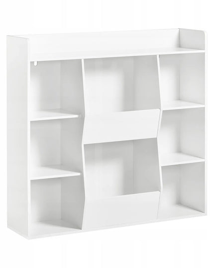 SoBuy vaikiška knygų ir žaislų lentyna, pastatoma, balta, KMB55-W