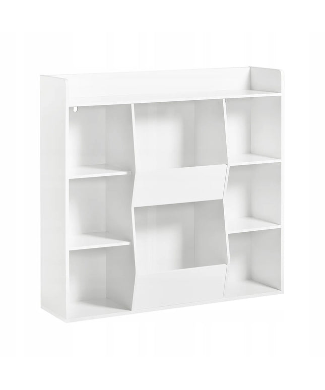 SoBuy vaikiška knygų ir žaislų lentyna, pastatoma, balta, KMB55-W