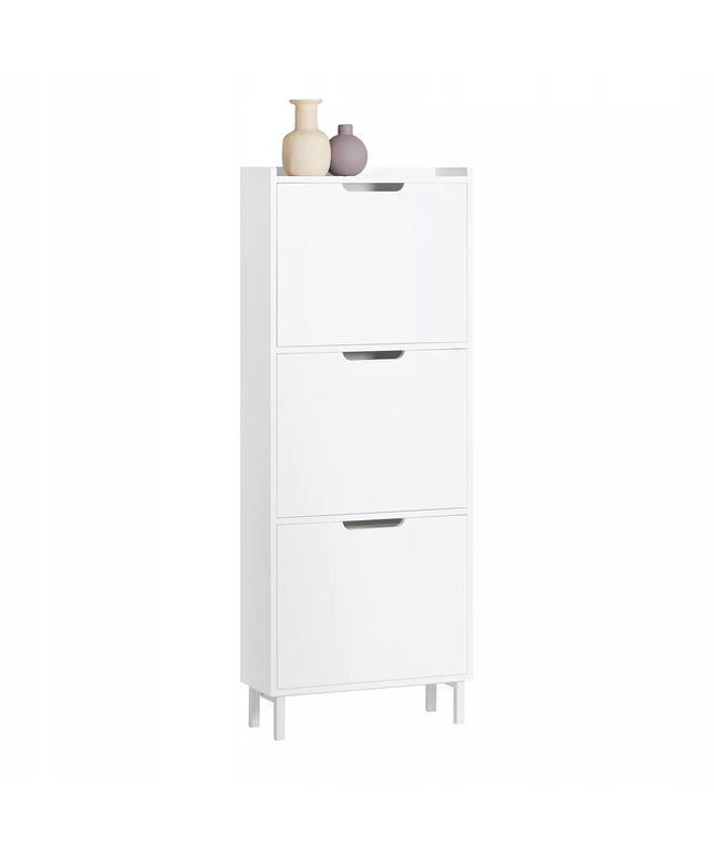 SoBuy batų spintelė prieškambariui FSR151-H-W, organizatorius