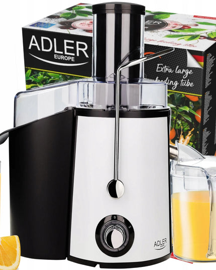 Greitaeigė 1000W sulčiaspaudė Adler AD 4128, balta
