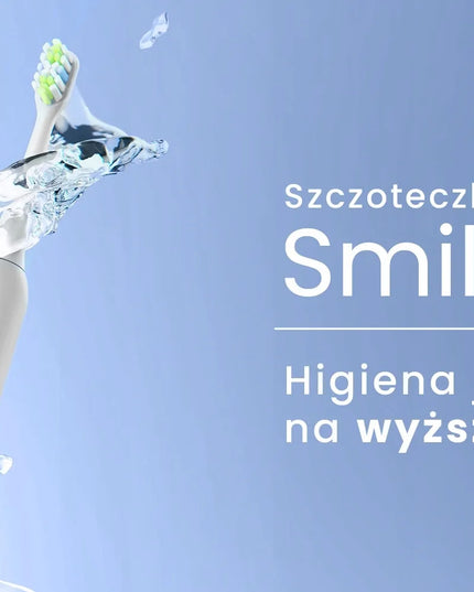 Soninis dantų šepetėlis SPINEL CARE SmileOn mėlynas, 3 režimai, dėklas, 4 galvutės