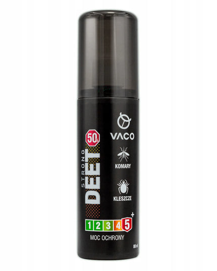 Repelentinis purškalas nuo uodų ir erkių VACO Strong 50, 80 ml, 50% DEET