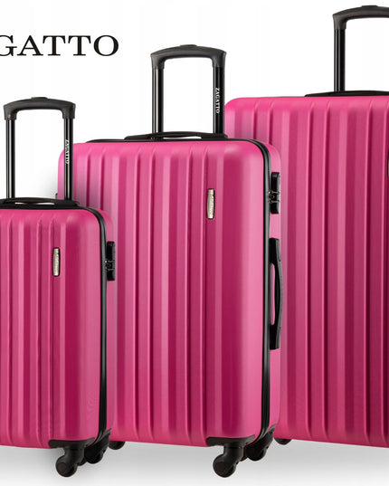 Vidutinio dydžio kelioninis lagaminas ant ratukų RYANAIR WIZZAIR 58L kietas ZAGATTO