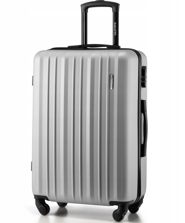 Vidutinio dydžio kelioninis lagaminas ant ratukų RYANAIR WIZZAIR 58L kietas ZAGATTO