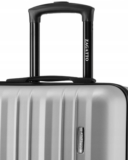 Vidutinio dydžio kelioninis lagaminas ant ratukų RYANAIR WIZZAIR 58L kietas ZAGATTO