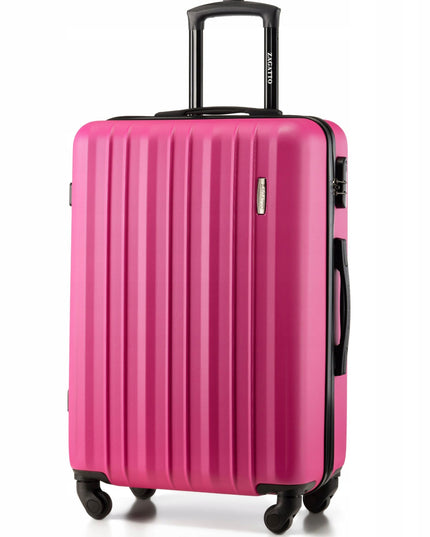 Vidutinio dydžio kelioninis lagaminas ant ratukų RYANAIR WIZZAIR 58L kietas ZAGATTO