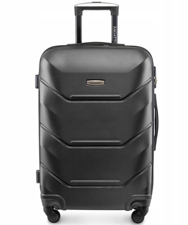 Vidutinio dydžio kelioninis lagaminas ant ratukų RYANAIR bagažas 60L kietasis ZAGATTO