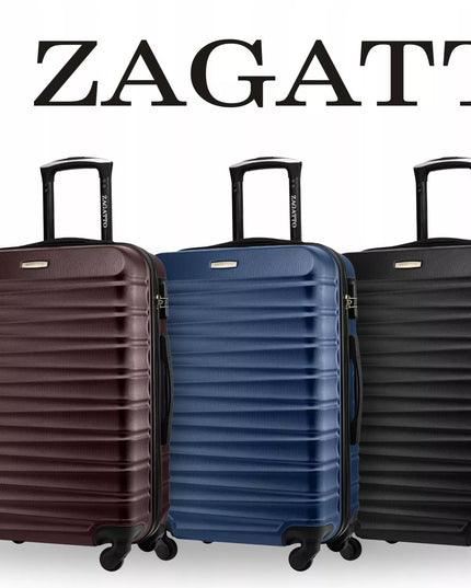 Vidutinio dydžio lagaminas Zagatto ZG501 ABS 60L juodas