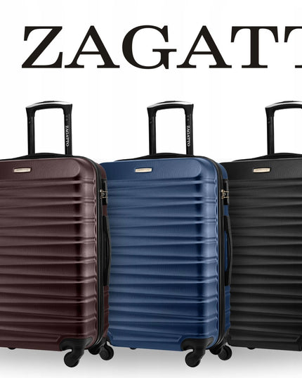 Vidutinio dydžio kelioninis lagaminas ant ratukų RYANAIR bagažas 60L kietasis ZAGATTO