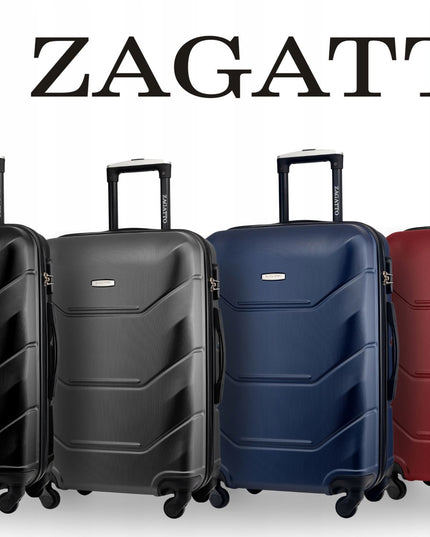 Vidutinio dydžio kelioninis lagaminas su ratukais RYANAIR 60L kietas ZAGATTO