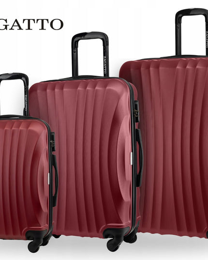 Vidutinio dydžio kelioninis lagaminas ant ratukų RYANAIR bagažas 60L kietasis ZAGATTO