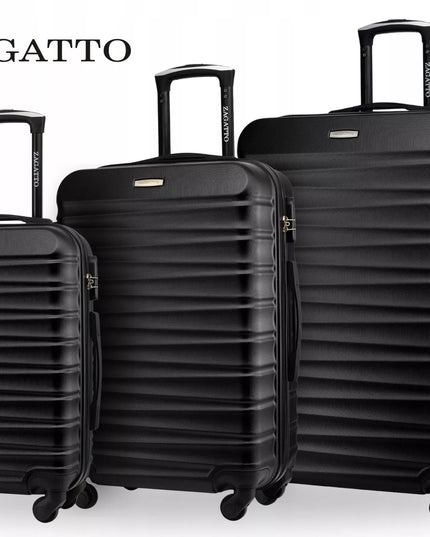 Vidutinio dydžio lagaminas Zagatto ZG501 ABS 60L juodas