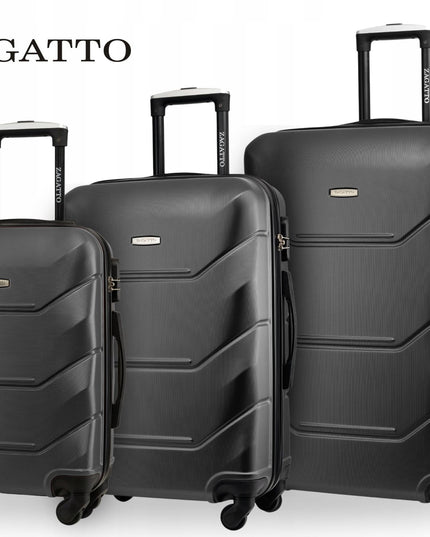 Vidutinio dydžio kelioninis lagaminas su ratukais RYANAIR 60L kietas ZAGATTO