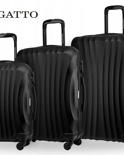 Vidutinio dydžio kelioninis lagaminas su ratukais RYANAIR 60L kietas ZAGATTO