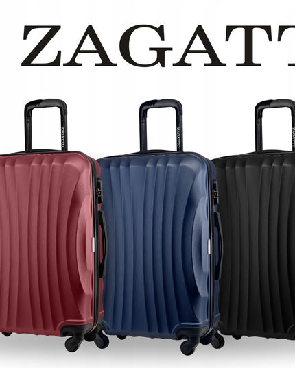 Vidutinio dydžio kelioninis lagaminas ant ratukų RYANAIR bagažas 60L kietasis ZAGATTO