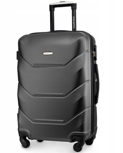 Vidutinio dydžio kelioninis lagaminas ant ratukų RYANAIR bagažas 60L kietasis ZAGATTO