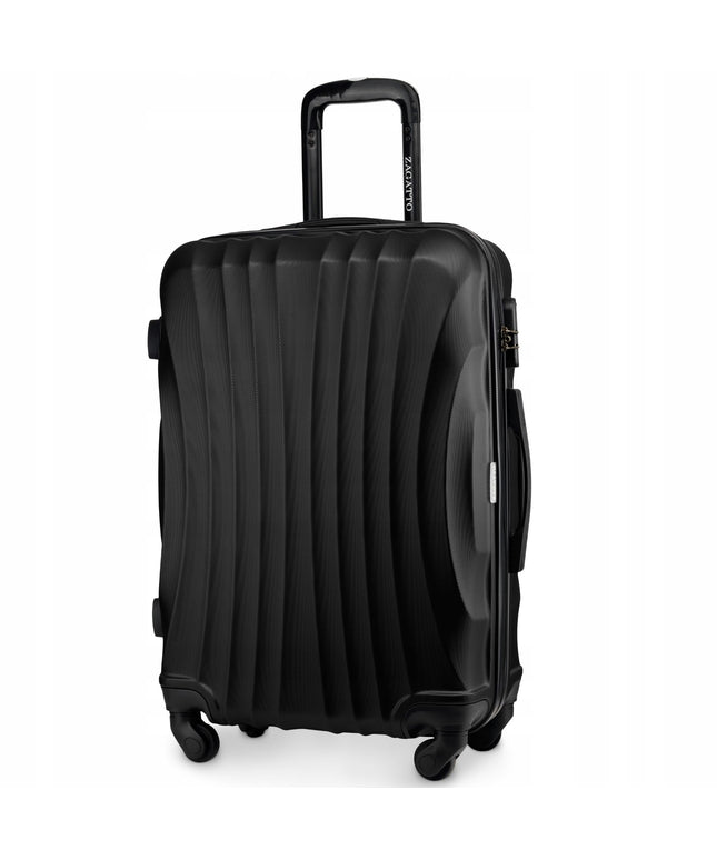 Vidutinio dydžio kelioninis lagaminas su ratukais RYANAIR 60L kietas ZAGATTO