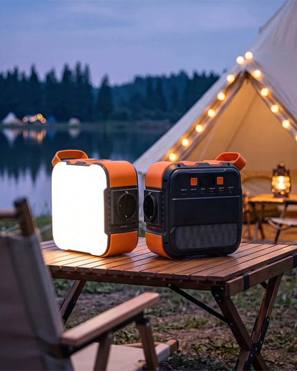 Nešiojama energijos stotelė Bedee, 98 Wh, 26 400 mAh, AC išvestis 120 W, skirta naudoti lauke ir dingus elektrai