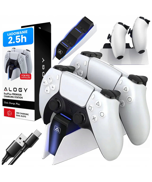 DualSense PS5 pultelių įkrovimo stotelė