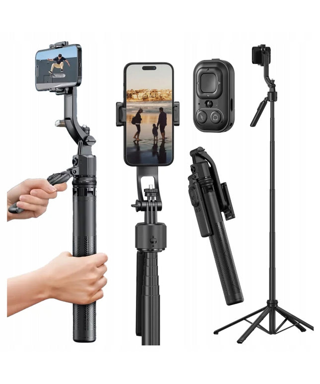 Gimbalinis trikojis stovas su veido sekimo funkcija įrašymui, TrackPod, telefonui