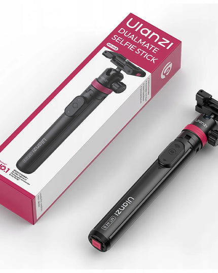 Trikojis asmenukių lazda ULANZI MT-44B, telefono laikiklis, 1/4" sriegis, Bluetooth nuotolinio valdymo pultelis