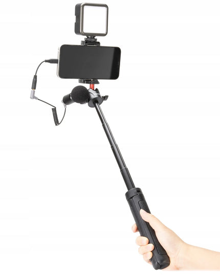 Trikojis monopodas ir asmenukių lazda Ulanzi MT-41 fotoaparatui, telefonui, LED lempai ir mikrofonui
