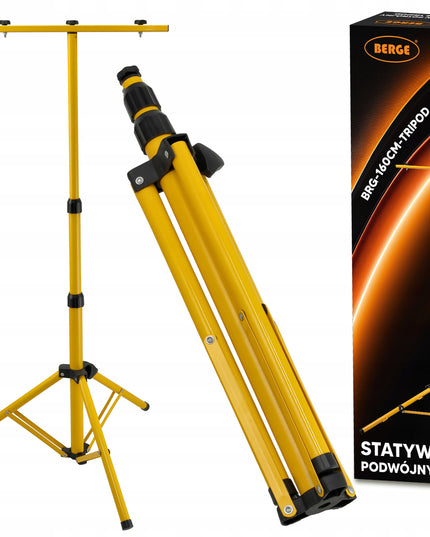 LED apšvietimo stovas, prožektoriams, halogenams, 2 lempos su skersiniu