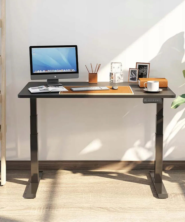 Spacetronik reguluojamas elektrinis stalo rėmas 125 kg, 2 varikliai, juodas
