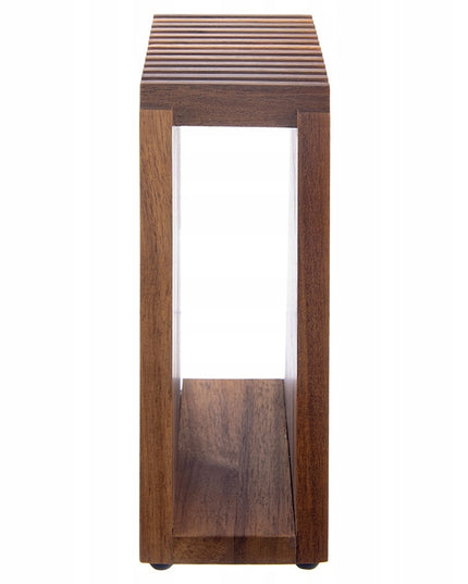 Medinis stovas virtuviniams peiliams, universalus