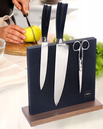 Magnetinis universalus virtuvės peilių ir įrankių stovas, dvipusis