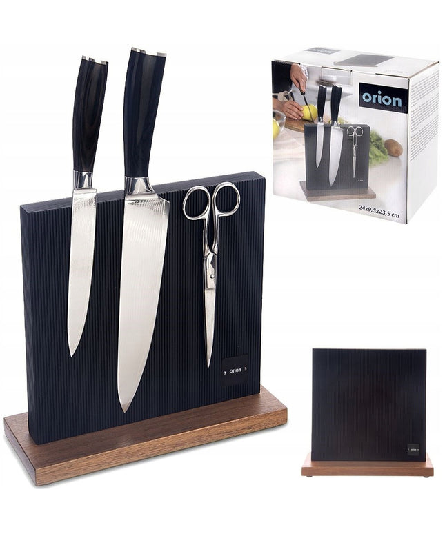 Magnetinis universalus virtuvės peilių ir įrankių stovas, dvipusis