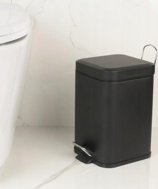 Stovas tualetiniam popieriui ir WC šepečiui + šiukšliadėžė, YOKA komplektas