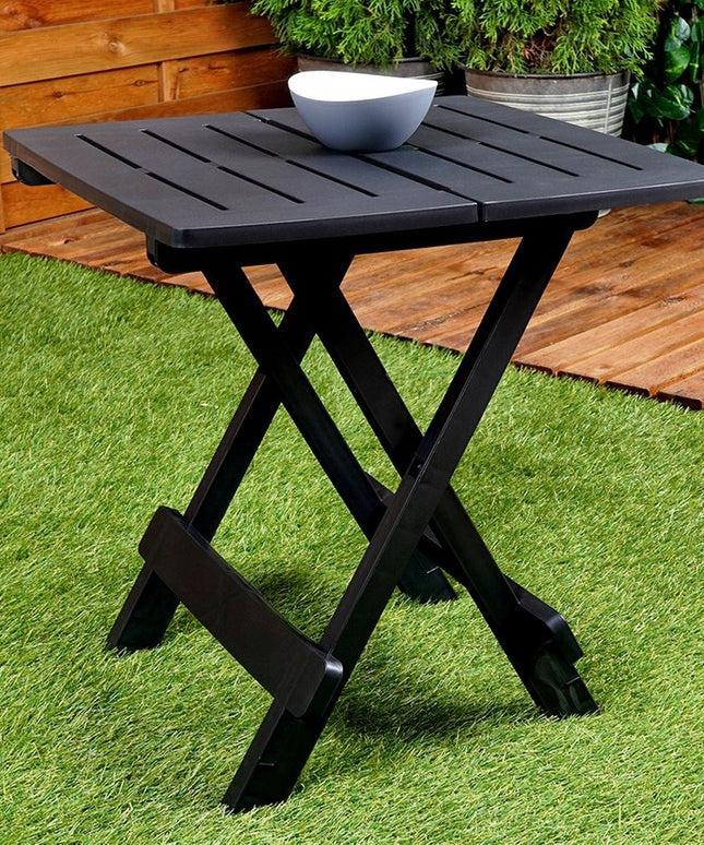 Sulankstomas turistinis kempinginis stalas balkonui, sodui, iškylai