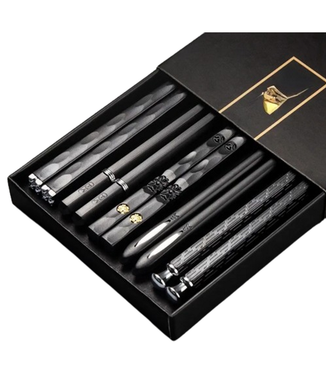 Sushi metalinės valgymo lazdelės 10 vnt.