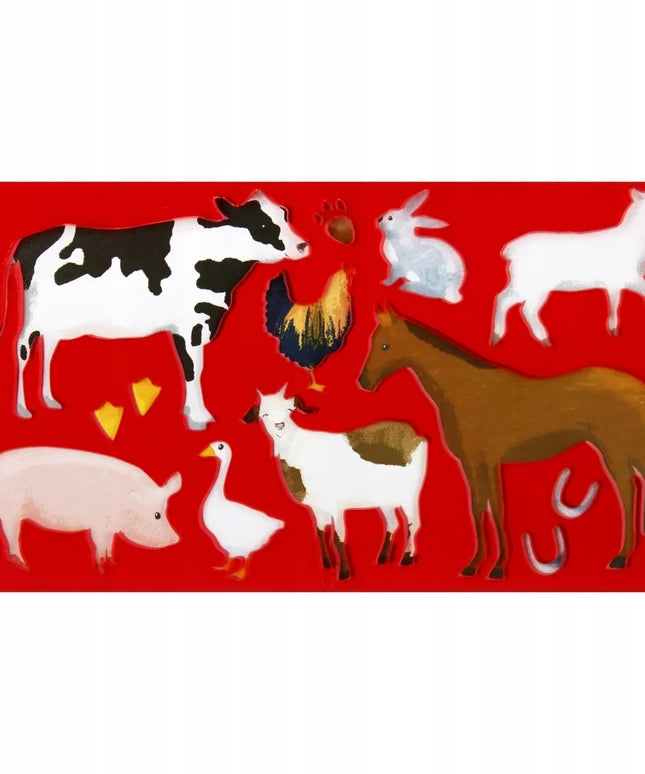 Piešimo trafaretai „Starpak Animals“, 2 vnt., 225 × 130, 505506