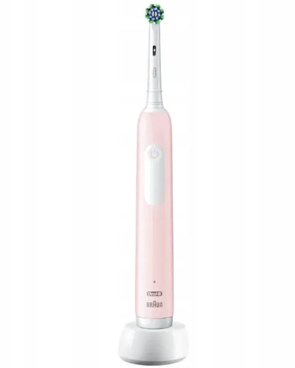 Elektrinis dantų šepetėlis Oral-B Pro 1 Series, rožinis, su kelioniniu dėklu