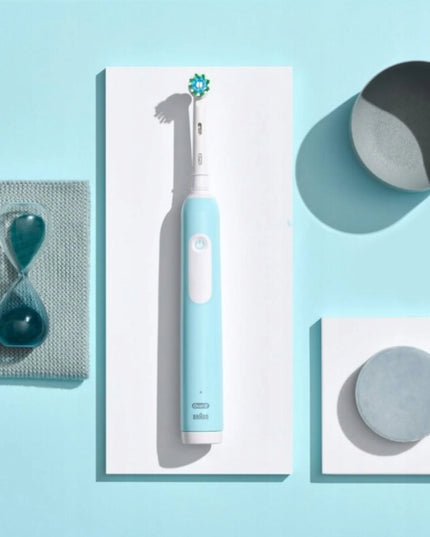 Elektrinis dantų šepetėlis Oral-B Pro Series 1 mėlynas