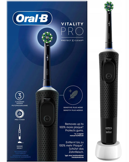 Elektrinis dantų šepetėlis Oral-B Vitality Pro D103 Box Black