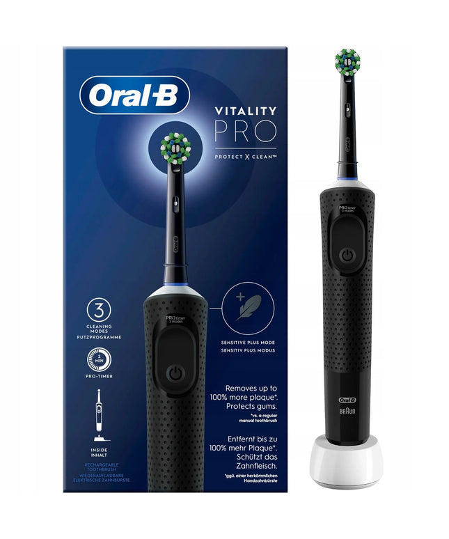 Elektrinis dantų šepetėlis Oral-B Vitality Pro D103 Box Black