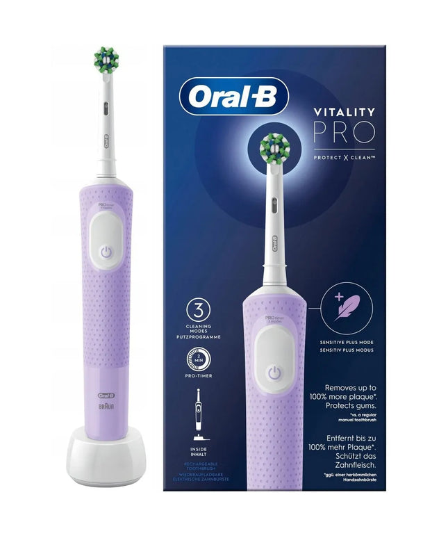 Elektrinis dantų šepetėlis Oral-B Vitality Pro D103 Box Violet