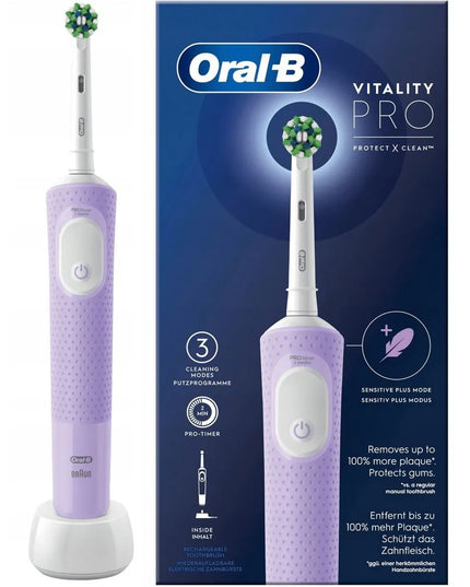 Elektrinis dantų šepetėlis Oral-B Vitality Pro D103 Box Violet