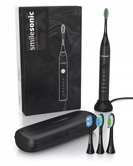 Soninis dantų šepetėlis Smilesonic EX Black
