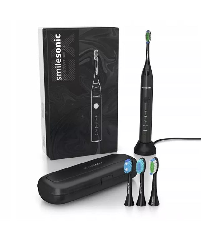 Soninis dantų šepetėlis Smilesonic EX Black