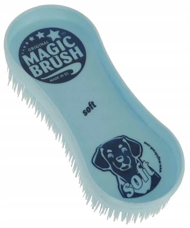 Šunų šepetys, Ocean Blue, minkštas, MagicBrush