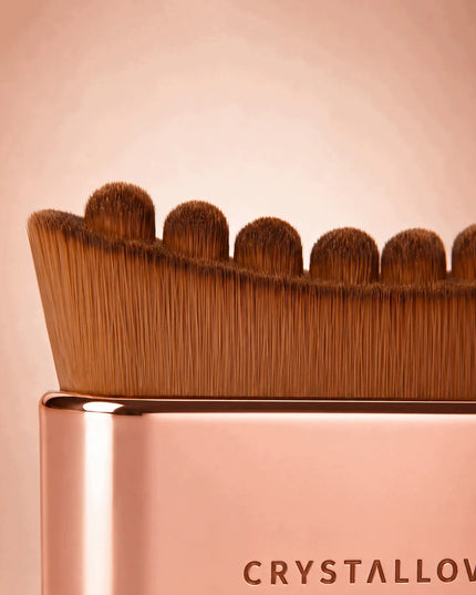 CRYSTALLOVE Contour Face Brush – rankinis veido masažuoklis limfodrenažiniam masažui