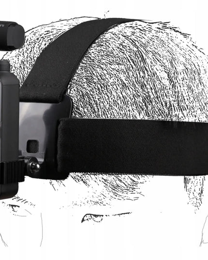 Sunnylife dirželis ant galvos ir šalmo – laikiklis sportinėms kameroms DJI Osmo Action 4 5P