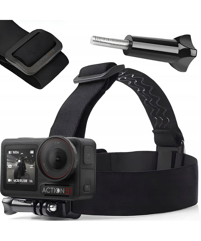 Sunnylife dirželis ant galvos ir šalmo – laikiklis sportinėms kameroms DJI Osmo Action 4 5P