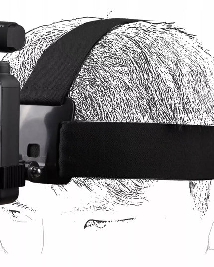 Sunnylife galvos ir šalmo dirželis – laikiklis sportinėms kameroms GoPro Hero, DJI, SJCAM