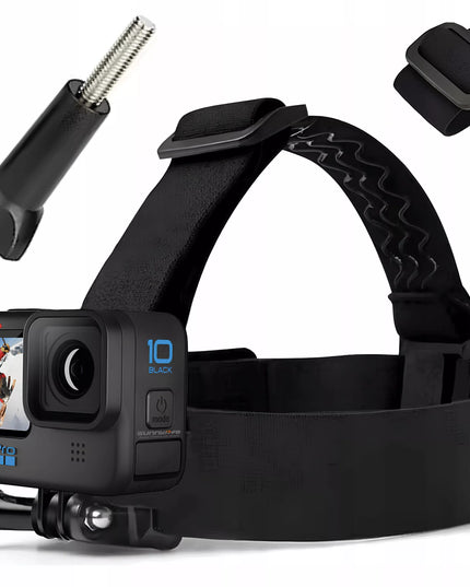 Sunnylife galvos ir šalmo dirželis – laikiklis sportinėms kameroms GoPro Hero, DJI, SJCAM